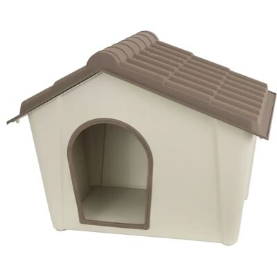 Artplast Modello CP03 - Casetta Grande per Cani - Crema/Marrone Artplast Modello CP03 - Casetta Grande per Cani - Crema/Marrone