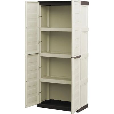 ARTPLAST Taupe Hochpolypropylen-Speicher-Schrank ARTPLAST Taupe Hochpolypropylen-Speicher-Schrank