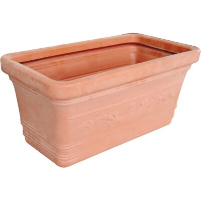 Giardiniere rettangolare 'Prestige' di Nuova Plastica Adriatica - 80x39x35 cm Giardiniere rettangolare 'Prestige' di Nuova Plastica Adriatica - 80x39x35 cm