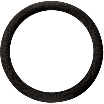 CoRA Stuurwielhoes in Stof Zwart - Steering Wheel Cover CoRA Stuurwielhoes in Stof Zwart - Steering Wheel Cover