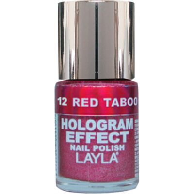 Layla Cosmetics - Hologram Effect - Rosso - Nail Polish Layla Cosmetics - Hologram Effect - Rosso - Nail Polish