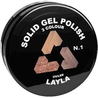 Layla Vast Gel Nagellak - Nude Palette Trio - Gel Vast Layla Vast Gel Nagellak - Nude Palette Trio - Gel Vast