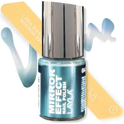 Layla Cosmetics Titanium Sky Effet Miroir Vernis - Vernis Layla Cosmetics Titanium Sky Effet Miroir Vernis - Vernis