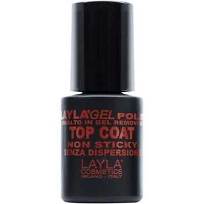 Layla Cosmetics - Top Coat sin Capa de Dispersión - Esmalte en Gel - 10 ml Layla Cosmetics - Top Coat sin Capa de Dispersión - Esmalte en Gel - 10 ml