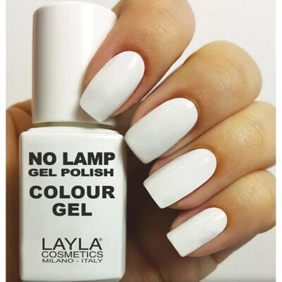 Layla Cosméticos Layla Sin Lámpara Esmalte de Uñas Gel Blanco - Esmalte Gel Layla Cosméticos Layla Sin Lámpara Esmalte de Uñas Gel Blanco - Esmalte Gel