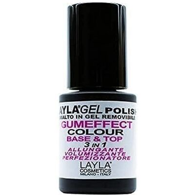 Layla Cosmetics - Gumeffect Gel Polish Colore Smalto 10 ml Copertura Naturale - Smalto in gel Layla Cosmetics - Gumeffect Gel Polish Colore Smalto 10 ml Copertura Naturale - Smalto in gel