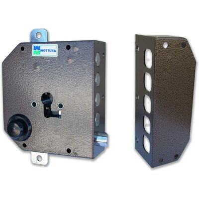 MOTTURA Dreifachschloss - Für europäischen Zylinder - 132x146mm - Schloss MOTTURA Dreifachschloss - Für europäischen Zylinder - 132x146mm - Schloss