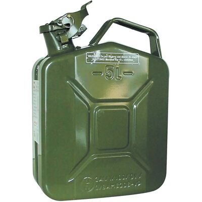 Récipient de carburant EURASIA 11233 - Homologué ONU, 5 L, Métal, Vert - Publicité Récipient de carburant EURASIA 11233 - Homologué ONU, 5 L, Métal, Vert - Publicité