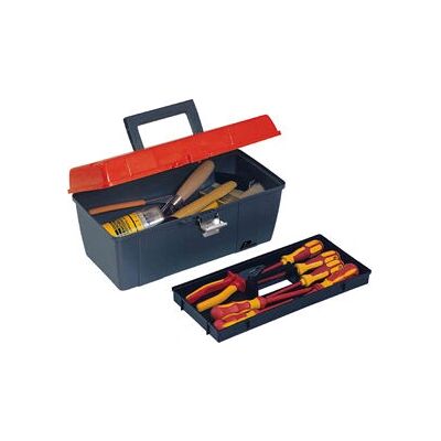 Cassetta attrezzi Plano 351 - Metallo, Plastica Grigia, Rossa - Cassetta attrezzi Cassetta attrezzi Plano 351 - Metallo, Plastica Grigia, Rossa - Cassetta attrezzi