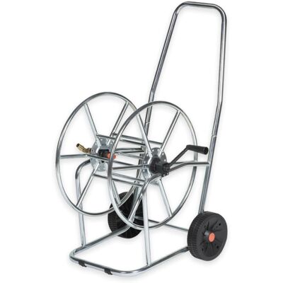 Bradas Gartenschlauchwagen - 80m 3/4" Chrom Bradas Gartenschlauchwagen - 80m 3/4" Chrom
