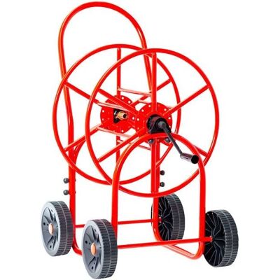 MW Tools - HW8034SP2 - Carro de manguera de acero epoxi - Manguera de agua, 80m, 3/4" MW Tools - HW8034SP2 - Carro de manguera de acero epoxi - Manguera de agua, 80m, 3/4"