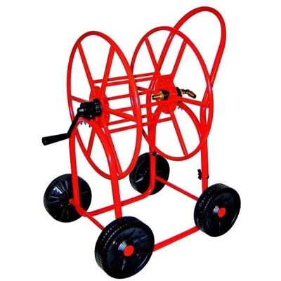 MW Tools - HW8034SP2 - Carro de manguera de acero epoxi - Manguera de agua, 80m, 3/4" MW Tools - HW8034SP2 - Carro de manguera de acero epoxi - Manguera de agua, 80m, 3/4"