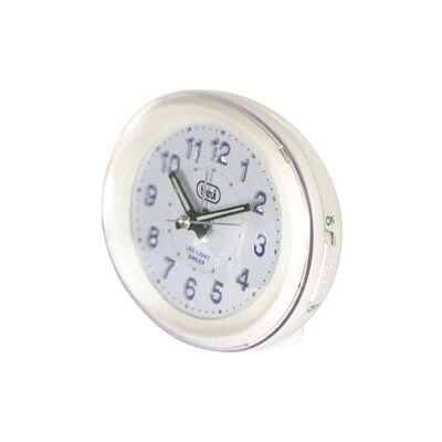 Trevi SL 3052 Witte Wecker - Grote Wijzerplaat, LED-achtergrondverlichting, Stil Sweep Trevi SL 3052 Witte Wecker - Grote Wijzerplaat, LED-achtergrondverlichting, Stil Sweep