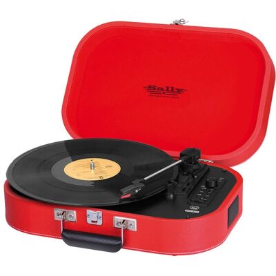 Trevi TT 1020 BT Tragbarer Plattenspieler mit Bluetooth & USB - Plattenspieler Trevi TT 1020 BT Tragbarer Plattenspieler mit Bluetooth & USB - Plattenspieler