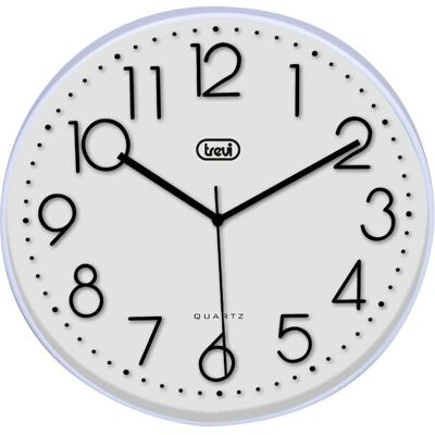 Trevi OM 3508 S White Silent Wall Clock - Quartz Trevi OM 3508 S White Silent Wall Clock - Quartz