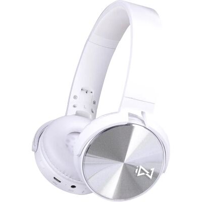 Trevi DJ 12E50 BT Drahtlose Kopfhörer - Bluetooth, Weiß, Klappbar Trevi DJ 12E50 BT Drahtlose Kopfhörer - Bluetooth, Weiß, Klappbar