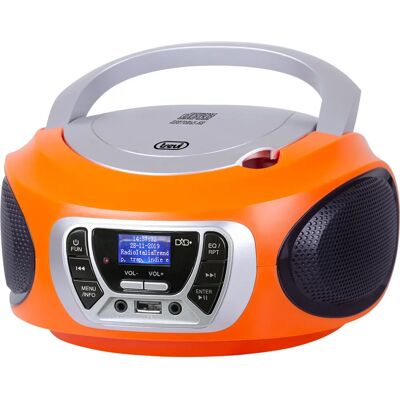 Trevi CMP 510 DAB Digitális Rádió - Hordozható, FM, DAB+ - Narancssárga Trevi CMP 510 DAB Digitális Rádió - Hordozható, FM, DAB+ - Narancssárga