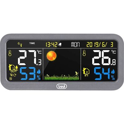 Trevi Graue LCD-Wetterstation 3P20 RC Trevi Graue LCD-Wetterstation 3P20 RC