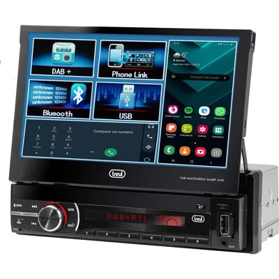Trevi MDV 6380 DAB Schwarz - Autoradios Trevi MDV 6380 DAB Schwarz - Autoradios