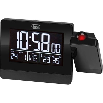 Trevi EC 884 PJ Digitális ébresztőóra projektorral, dupla ébresztés, USB Trevi EC 884 PJ Digitális ébresztőóra projektorral, dupla ébresztés, USB