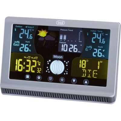 Estación Meteorológica Trevi 3P70 RC - Sensor, LCD, Gris Estación Meteorológica Trevi 3P70 RC - Sensor, LCD, Gris