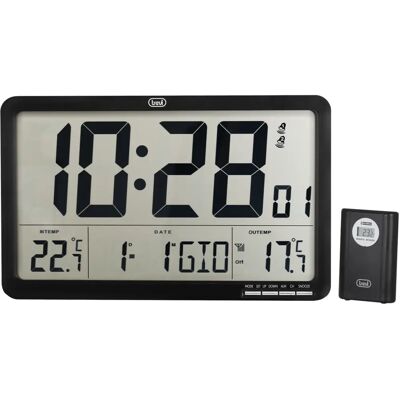 Station Météo Trevi OM 3560 RC Noire - Station Météo Station Météo Trevi OM 3560 RC Noire - Station Météo