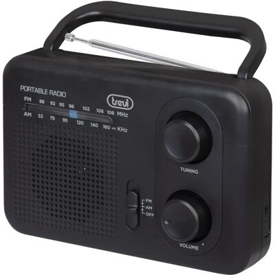 Trevi RA7F6400 - Tragbares Radio - AM/FM, Schwarz Trevi RA7F6400 - Tragbares Radio - AM/FM, Schwarz