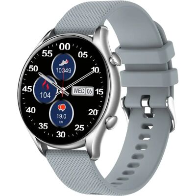 Trevi Smartwatch mit Anruffunktion - Silber - 1,32" Touchscreen Trevi Smartwatch mit Anruffunktion - Silber - 1,32" Touchscreen