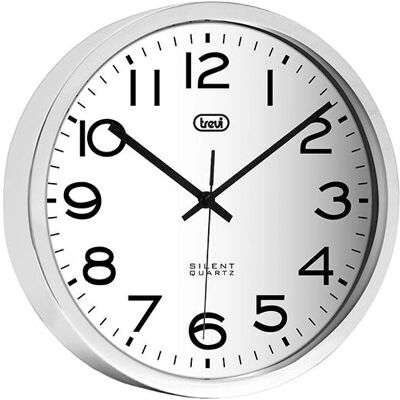 Trevi OM 3318 S Wandklok - 30cm Zilver Trevi OM 3318 S Wandklok - 30cm Zilver