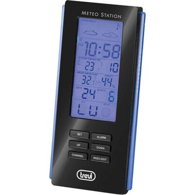 Trevi Modell 3108 RC Wetterstation - Multifunktional, Drahtloser Sensor, Innen- und Außentemperatur Trevi Modell 3108 RC Wetterstation - Multifunktional, Drahtloser Sensor, Innen- und Außentemperatur