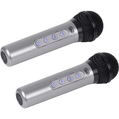 Trevi EM 415 R - Ensemble micro sans fil karaoke Trevi EM 415 R - Ensemble micro sans fil karaoke
