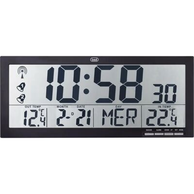 Trevi OM 3530 RC - Digitaluhr - Rechteck - Schwarz Trevi OM 3530 RC - Digitaluhr - Rechteck - Schwarz