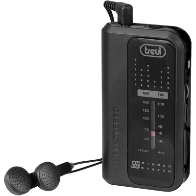 Trevi RA 738 FM Kannettava Analoginen Musta Radio - Radio Trevi RA 738 FM Kannettava Analoginen Musta Radio - Radio