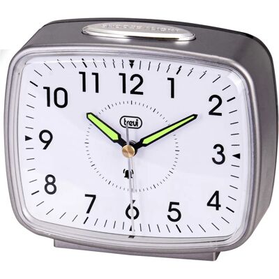 Trevi SL 3098 Quartz Alarm Clock - Grey Trevi SL 3098 Quartz Alarm Clock - Grey