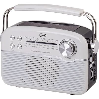 Trevi RA 7F50 BT - Tragbares Analogradio - Weiß Trevi RA 7F50 BT - Tragbares Analogradio - Weiß