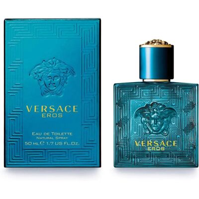 Versace Eros Herren Eau de Toilette Spray - 1,7 oz - Holzig, Frisch, Männlich Versace Eros Herren Eau de Toilette Spray - 1,7 oz - Holzig, Frisch, Männlich