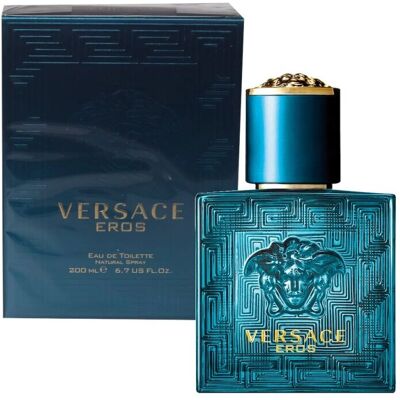 Versace Eros Eau de Toilette Spray für Herren 6.7oz Versace Eros Eau de Toilette Spray für Herren 6.7oz