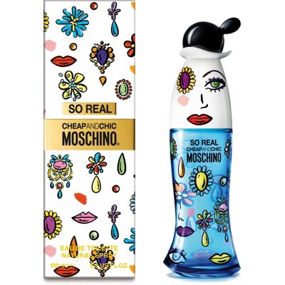 Moschino So Real Eau de Toilette 3.4 oz - Blommig Fruktig Moschino So Real Eau de Toilette 3.4 oz - Blommig Fruktig