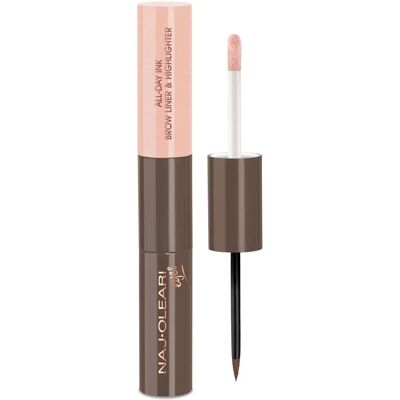 Naj-Oleari All-day Ink Brow Liner & Highlighter - Castane - Máscara de cejas Naj-Oleari All-day Ink Brow Liner & Highlighter - Castane - Máscara de cejas