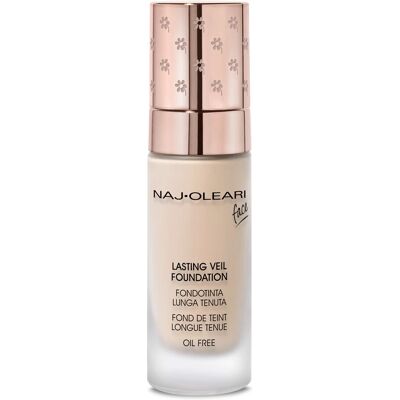 Fondotinta Lasting Veil Naj-Oleari - Microalghe, Lunga Tenuta, Finitura Naturale Fondotinta Lasting Veil Naj-Oleari - Microalghe, Lunga Tenuta, Finitura Naturale