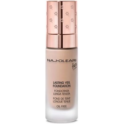 Naj-Oleari Lasting Veil Foundation - Beige Naturale - Fondotinta liquido a lunga durata Naj-Oleari Lasting Veil Foundation - Beige Naturale - Fondotinta liquido a lunga durata
