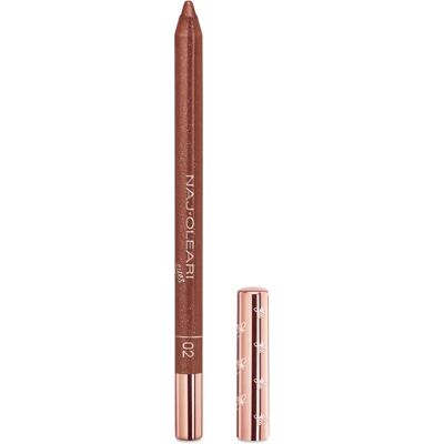 Crayon Contour Lumineux Naj-Oleari - Marron Perle - Longue tenue, Résistant à l'eau, Précis Crayon Contour Lumineux Naj-Oleari - Marron Perle - Longue tenue, Résistant à l'eau, Précis