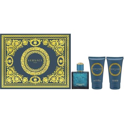 Set di Profumi Eros Versace - Eau de Toilette, Gel Doccia, Aftershave Set di Profumi Eros Versace - Eau de Toilette, Gel Doccia, Aftershave