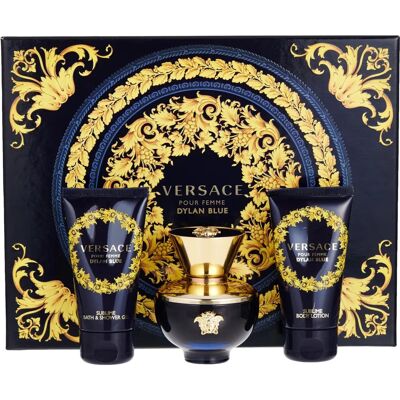 Versace Dylan Blue Geschenkset - 50ml EDP, Lotion, Duschgel Versace Dylan Blue Geschenkset - 50ml EDP, Lotion, Duschgel