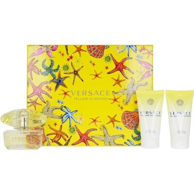 Dárková sada Versace Yellow Diamond - Toaletní voda 50ml + Sprchový gel + Tělové mléko Dárková sada Versace Yellow Diamond - Toaletní voda 50ml + Sprchový gel + Tělové mléko