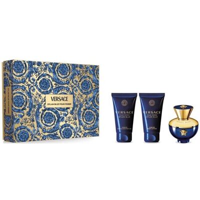 Coffret Parfum Versace Dylan Blue Femme 50ml - Floral Boisé Fruité - Publicité Coffret Parfum Versace Dylan Blue Femme 50ml - Floral Boisé Fruité - Publicité
