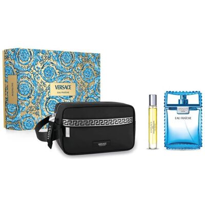 Versace Eau Fraîche Geschenkset - Eau de Toilette, Duschgel, After Shave Balm Versace Eau Fraîche Geschenkset - Eau de Toilette, Duschgel, After Shave Balm