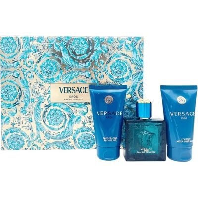 Versace Eros - 50ml Eau de Toilette Gavesett Versace Eros - 50ml Eau de Toilette Gavesett