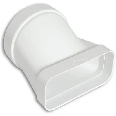 Jonction de ventilation horizontale Edil Plast - Ronde à rectangulaire - ø125 / 150 x 70 mm - Publicité Jonction de ventilation horizontale Edil Plast - Ronde à rectangulaire - ø125 / 150 x 70 mm - Publicité