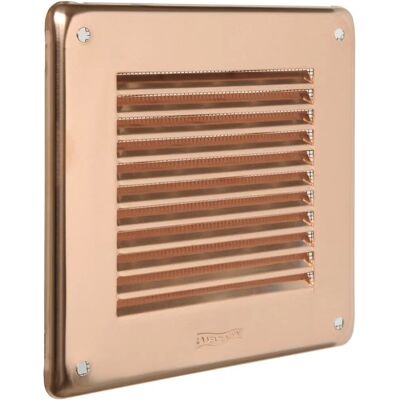 LA VENTILAZIONE Copper Wall Vent 140x140mm - Insect Mesh LA VENTILAZIONE Copper Wall Vent 140x140mm - Insect Mesh